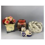 Vintage Holland Mold Dolphin Planter & More