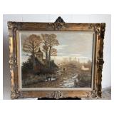 Signed & Framed Oil on Canvas