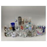 Vintage State Glass Shot Glasses