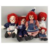 Raggedy Ann & Raggedy Andy Plush Dolls