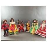 (6) Dolls Around the World & More