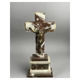 Marble Onyx Stone Christ Cross Altar Crucifix