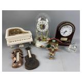 Timex Clock, Piano Clocks, Thermostats, & More