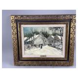 Framed/Signed Oil Painting on Canvas by Kohn