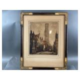 Signed, Numbered & Framed City Scape