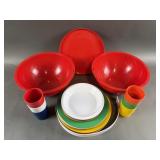 Vtg Ingrid Brand Picnic Bowl Set