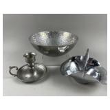 Hammered Aluminum Metal Basket Revere/More