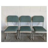 Vtg MCM Metal Folding Chairs A Warren McArthur