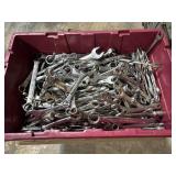 Bin of Assorted Hand Wrenches