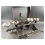 Portable (4) Flood Lights on 27" Bar in Case