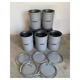 Uline Steel Grey 5 gallon Pail & More