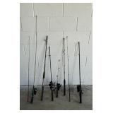 (4) Fishing Rods & Reels & Parts