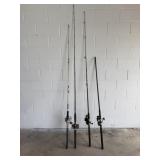 (4) Fishing Rods & Reels