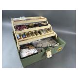Tackle Box Filled W/ Misc Electronic Tools