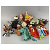 Vintage Puppets, Small Figurines, & Pez