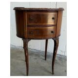 Antique Hall Table w/ Mosaic Top