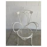 Vintage Wrought Iron Patio Armchair