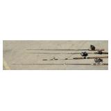 (4) Fishing Rods & Reels