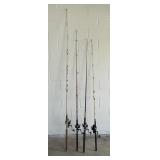 (4) Fishing Rods & Reels