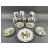 Norman Rockwell Mugs, Season Plates & More