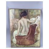 Vintage Oil Painting on Canvas Signed by Renoir