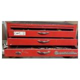 Large Cornwell Metal Tool Box w/ Tools