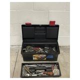 Vintage Rubbermaid Tool Box with Variety of Tools