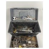 Master Mechanic Tool Box & Variety of Vtg Tools