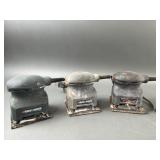 (3) Black & Decker Electric Hand Sanders