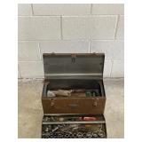 Vintage Craftsman Tool Box with Variety of Tools