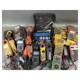 Lot of  Voltage Testers & Socket Wrench Sets
