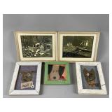 Framed Signed Gold Foil Prints & More