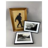 Vtg Cast Metal Wall Plaque & More