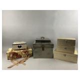 Vintage Storage Boxes, Jewelry Boxes, & More