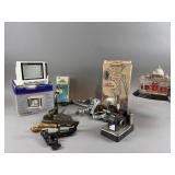 Vintage Black & White Portable TV & More
