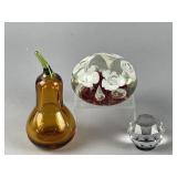 Vintage STC Glass Paperweight & More