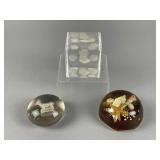 Vintage Hand-cut Crystal Dice Paperweight & More