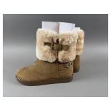 GBG Shearling Ankle Boots