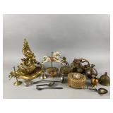 Antique Brass Trinkets, Bells, & More
