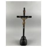 Antique French or American Standing Crucifix