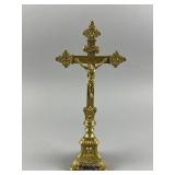 Antique Brass Crucifix