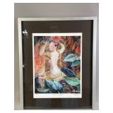 Framed/Signed/# Serigraph By Martinique