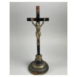 Antique French Standing Crucifix
