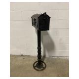 Vintage Cast Iron Mailbox