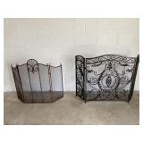 2 Fireplace Screens