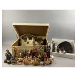 (2) Nativity Scenes with Storage Boxes