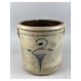Antique Salt-glazed Stoneware Crock