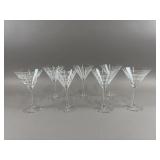 (6) Martini Glasses