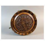 Vintage Hand Carved Flask