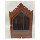 Vintage Wooden Steeple Clock Case